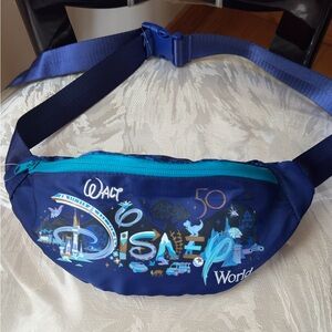 2F$15 Bundle Deal! Disney World Navy and Teal 50th Anniversary Fanny Pack